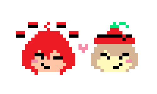 pixel heads