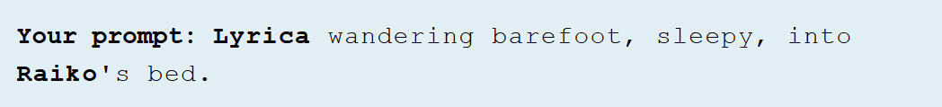 This can happen because Raiko definitely has a permanent guest room at the mansion. Doing something like this on sleepy instinct -- and somehow making an excuse for it later -- is cute.