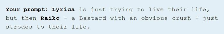 Yeah... The lightning-speed and absolute shamelessness with which Raiko descended on the band and started getting comfortable makes for such an amusing vibe.