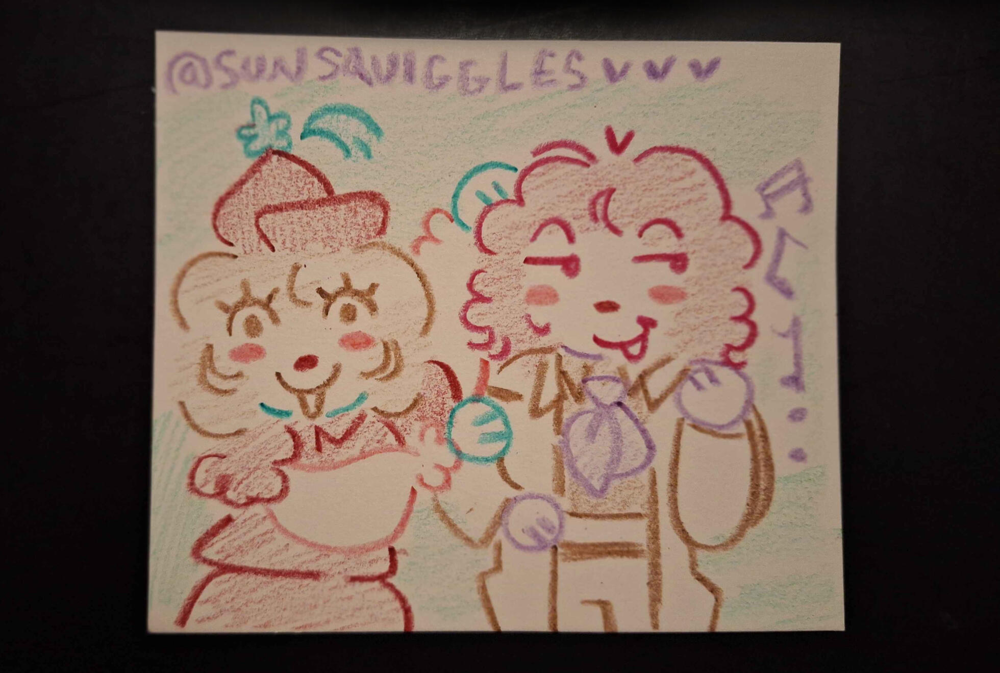 artist: sunsquiggles [twitter*] [bsky*] [tumblr*] [instagram*] commissioned live at TouhouFest 2026!