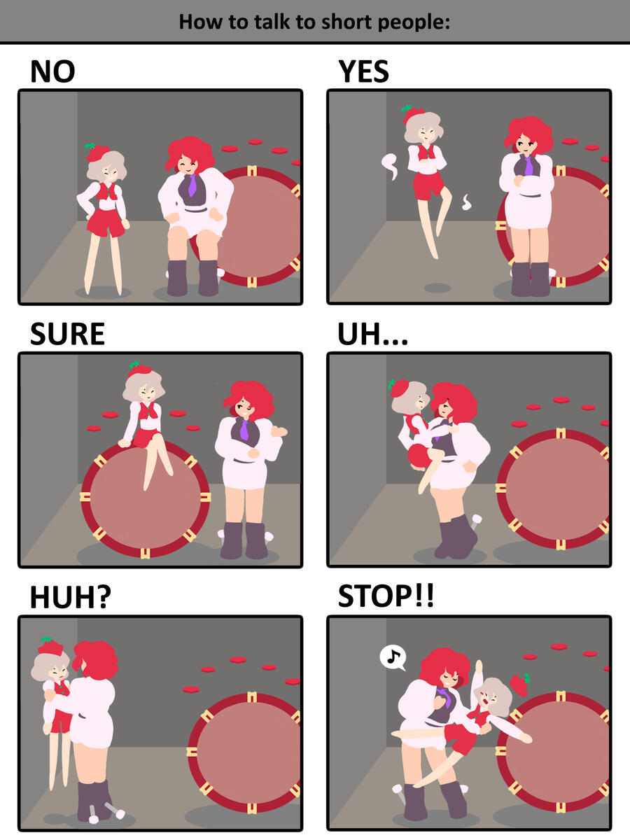 how to talk to short people