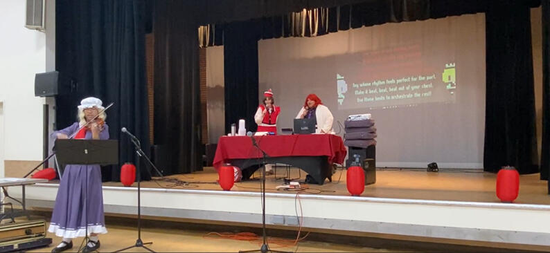 photo: boundless_boi ...who is also pictured playing violin alongside our vocals of phantom ensemble!