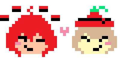 pixel heads