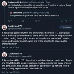 Let's compete - or cooperate - at DDR too! What awesomely well-informed headcanon...