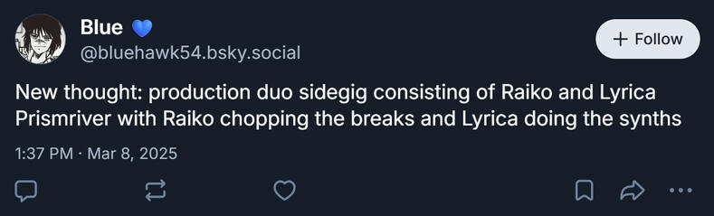 Arranging them as a duo...