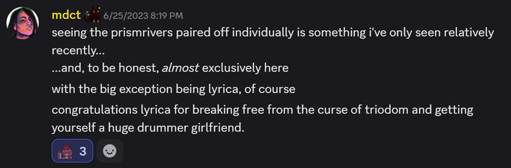 I love tricking my server community into thinking a ship is more popular than it is (until it actually becomes true!!)