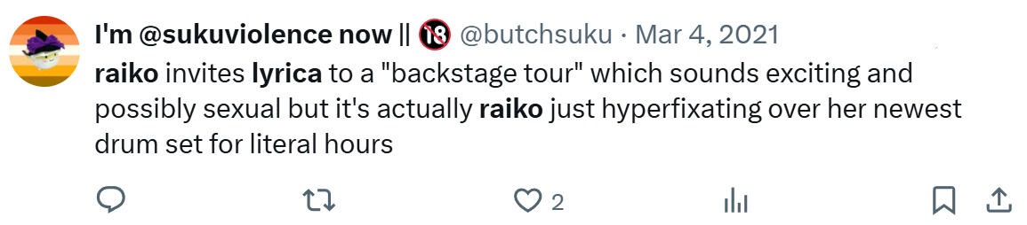 Still quite romantic, I think...